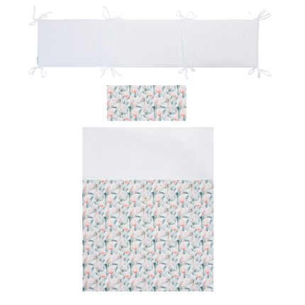 Funda nórdica + protector + funda almohada Flamingo  Bimbidreams