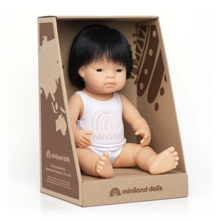 Muñeco asiático 38 cm Miniland