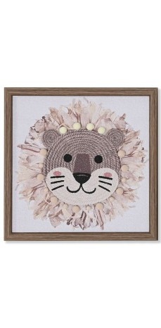 Cuadro lienzo animal 3D Item
